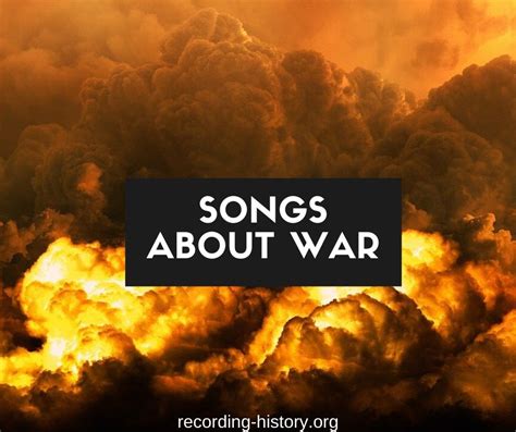 Top 10 Songs About War "I-Feel-Like-I’m-Fixin’-to-Die Rag". There are few songs more associated with the Vietnam conflict than this sarcastic... "Devils & Dust". Bruce Springsteen has written about the …